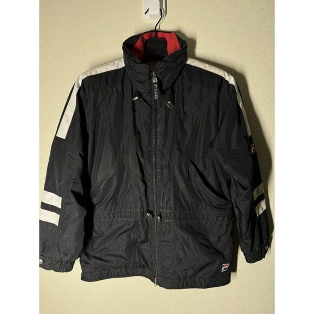 Vtg 90s Fila Puffer Jacket Men Large Insulated Retro Sportswear Ski Blokecore 8‎